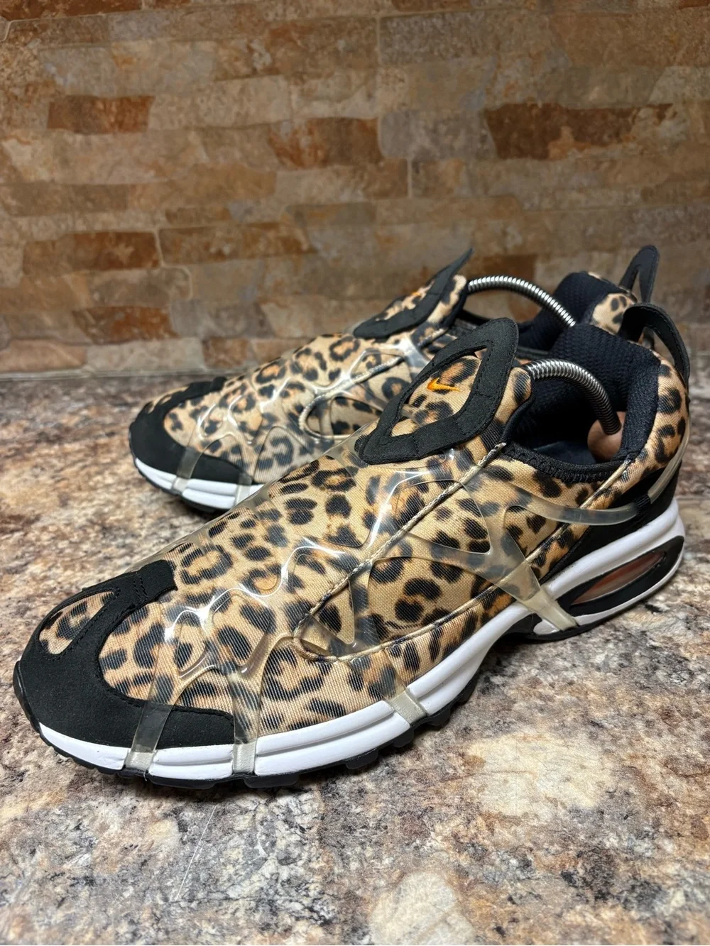 Nike Air Kukini Leopard Print Men's Slip-On Sneakers Size 12